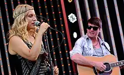 American Young performing in 2014