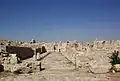 Remains of the colonnaded street in the palace
