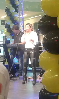 Koki performing in Kragujevac, 2014