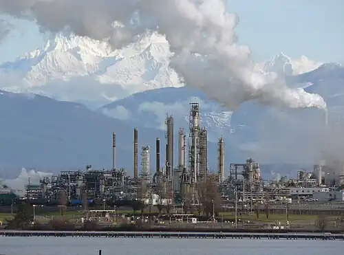 Image 68Anacortes Refinery, on the north end of March Point southeast of Anacortes, Washington, United States (from Oil refinery)