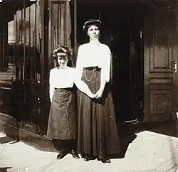 Grand Duchess Anastasia Nikolaevna and Olga Alexandrovna