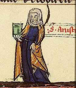 Manuscript depicting Anastasia