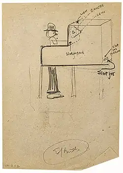 Anatol Josepho drawing for Manuel Rosenberg