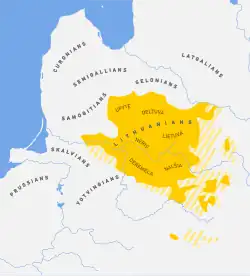 Image 44Eastern Old Lithuanians and their lands in the 11th–12th centuries (from Grand Duchy of Lithuania)
