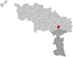 Location of Anderlues in Hainaut