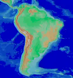 Image 15Map of the Andean region of South America (from Andean agriculture)