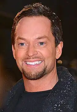 Andreas Carlsson at a movie premiere in Stockholm, 2012.