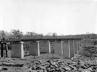 Andromache River railway bridge, 1923