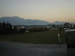 View of Andromachi with Mount Olympus in the background