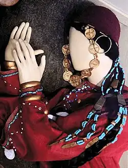 Reconstructed clothing and jewellery, c. 2000 BC