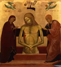 Jesus, Mary and Saint John (Akra Takinosi) (Museo Correr, Venice)
