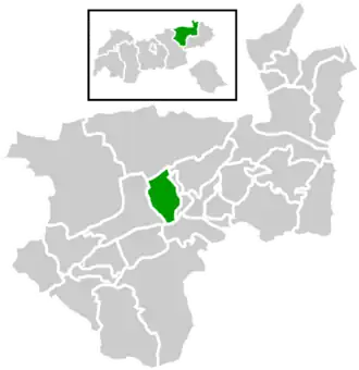 Location within Kufstein district