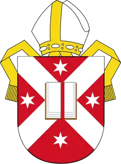 Coat of arms of the Anglican Diocese of Dunedin[122][120][121]