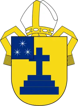 Coat of arms of the Anglican Diocese of Nelson[120][121]