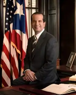 Aníbal Acevedo Vilá, (BA 1982, JD 1985), eighth governor of Puerto Rico (2005-2009), U.S. Representative (Resident Commissioner), D-Puerto Rico (2001-2004),[46] State Representative, P.R. House of Representatives (1992-1999)