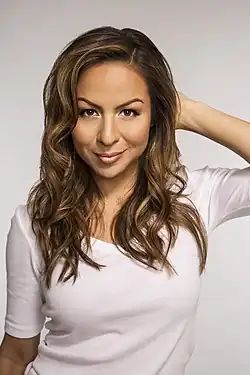 Comedian Anjelah Johnson, Oakland Raiders[65]