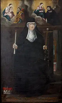 Portrait of a Servite sister in habit