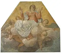 Fresco depicting the Assumption of the Virgin Mary