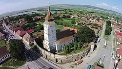 Fortified Saxon Evangelic church in Rotbav