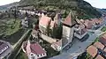 Transylvanian Saxon medieval fortified Evangelical Lutheran church in Valchid