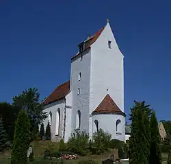 Choir tower church in Ludwigsdorf (point of view: south east)