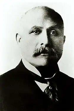 black-and-white photo of a man