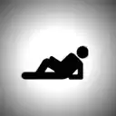 Figure of a person lying down, used in the header of r/antiwork