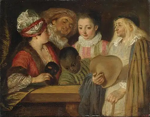 Actors of the Comédie-Française, between 1711 and 1718, Hermitage Museum, Saint Petersburg