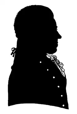 Silhouette of Anton Stadler