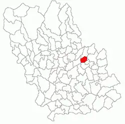 Location in Prahova County