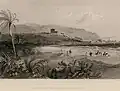 Approach to Caipha, bay of Acre, John Carne, 1836
