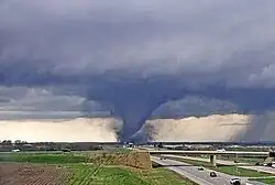 Image 94An EF3 tornado near Lincoln, Nebraska on April 26. (from Tornadoes of 2024)