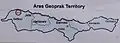 Map of Aras Geopark