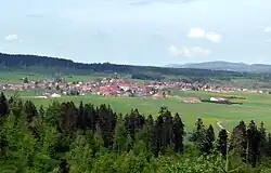 A general view of Arc-sous-Cicon