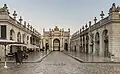 View of the Rue Héré leading up to the Arc Héré from the Place Stanislas