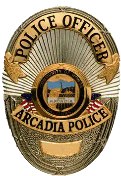 Arcadia Police badge