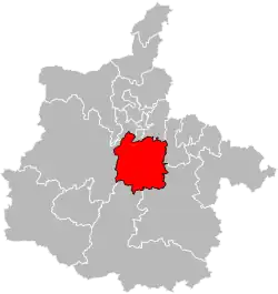 Situation of the canton of Nouvion-sur-Meuse in the department of Ardennes