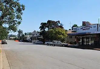Ariah Street, the main street of Ardlethan