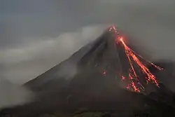 Arenal Volcano, Costa Rica at night