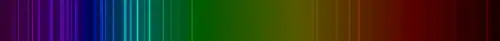 Argon line spectrum