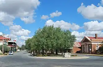 Coolamon Street, the main street of Ariah Park