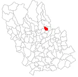 Location in Prahova County