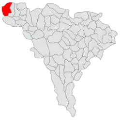 Location in Alba County