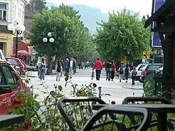 Town center street