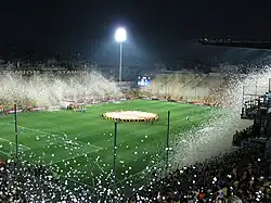 Kleanthis Vikelidis Stadium during Aris - Atlético Madrid game