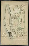 Plan of the palace gardens (1818)