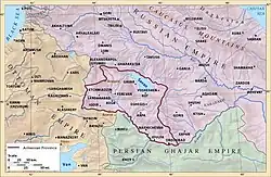Map of the Armenian Oblast
