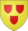 3 escutcheons—Or, three escutcheons gules—d'Abbeville, France