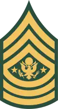 1994–2015[8] for Army Green "Class A" service uniform