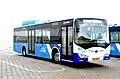 BYD electric bus on the Dutch island of Schiermonnikoog.